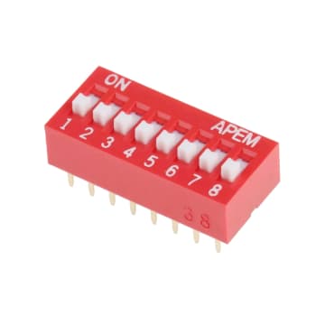 8 Position DIP Switch