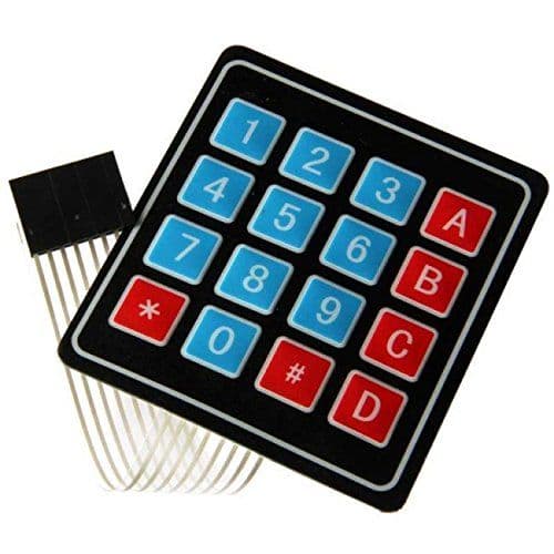 Hexadecimal 4×4 Matrix Keypad